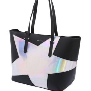Kendall & Kylie Black and Iridescent Tote Bag